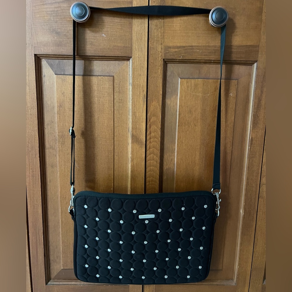Rebecca Minkoff Black Quilted Computer Bag